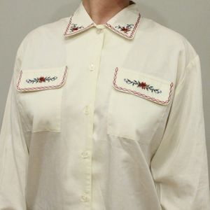 Vintage Embroidered Blouse